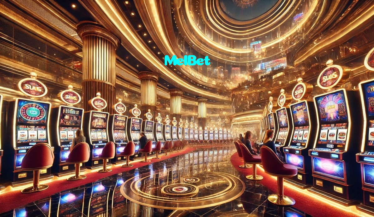 MelBet casino presented on mobile device in Pakistan with slots and live games