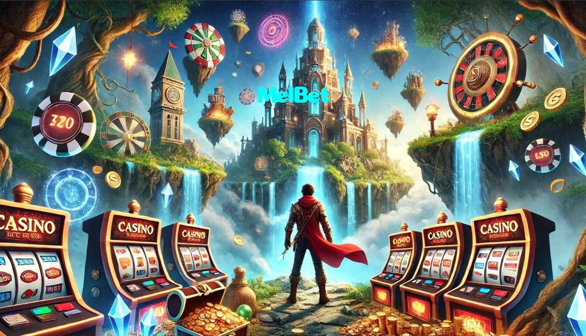 MelBet casino presented on mobile device in Pakistan with slots and live games