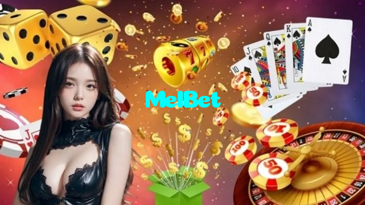 MelBet casino presented on mobile device in Pakistan with slots and live games